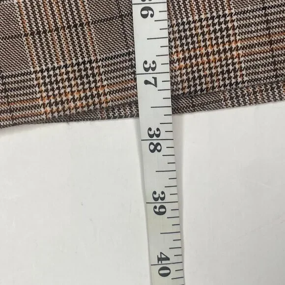 cupcakes and cashmere Plaid Drape Front Trench Coat XS - Picture 16 of 16